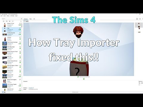 Sims4 Tray Importer fixes broken CC | YOU NEED THIS TUTORIAL