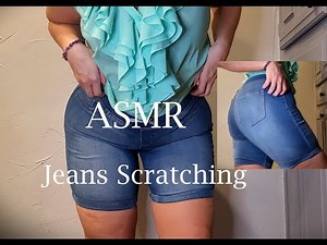 *ASMR* Jean Shorts Scratching {No talking}