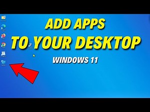 How To Add Apps To Your Desktop In Windows 11