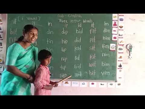 Three letter CVC pattern words with vowel sound 'i'