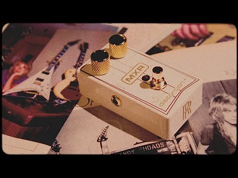 Randy Rhoads MXR® Special Edition Distortion+ (Lo-Fi 1080 Version)