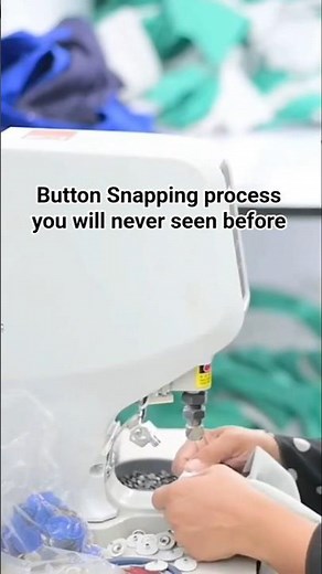 Button snapping machine| Button snapping process