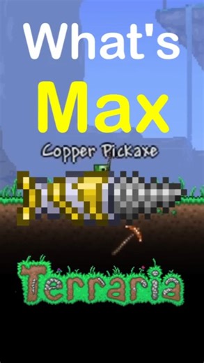 What's the Max Mining Speed in Terraria #terraria