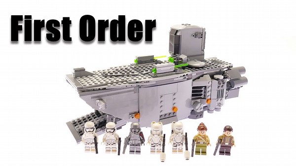 The First Order in Action: LEGO Star Wars 75103 Transporter Speed Build