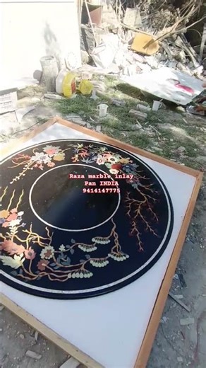 marble inlay table top