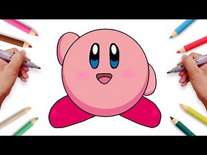 How to Draw Kirby Easy Step-by-step | Kirby