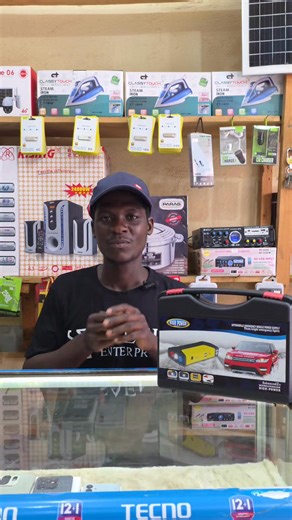 HIGH POWER 12V Emergency Car Jump Starter & Mobile Power Supply Never get stranded again! The HIGH POWER 12V Emergency Mobile Power Supply is the perfect roadside companion for every driver. Designed for automobile emergencies, this powerful jump starter can quickly revive your car battery when it dies unexpectedly. It also features bright emergency lights for night use, dual USB ports to charge your phone and devices, and a built-in safety hammer for extra protection. Compact, portable, and eas