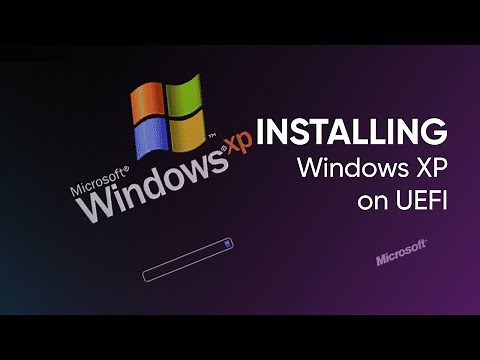 Installing Windows XP on UEFI