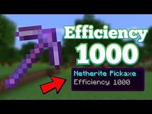 How to get Efficiency 1000 in Minecraft | Command Block Tutorial