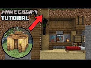 Minecraft - Starter Survival Bunker Tutorial (How to Build)