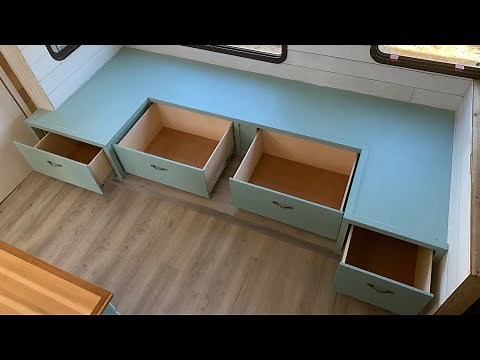 How To: DIY RV- Dinette/Couch/Bed/Storage