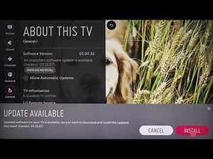 [LG WebOS TV] - How to Update Firmware/Software on LG Smart TVs