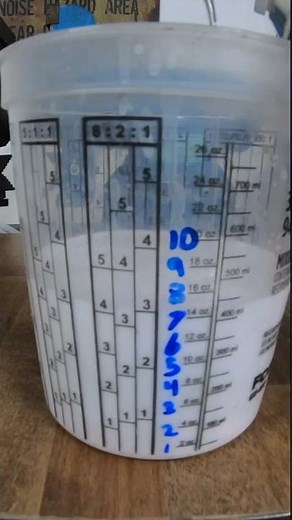 Perfect Ratio to Spray Rustoleum Paint #rustoleum #HVLP