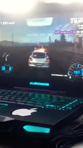 Alienware m14x! Playing need for speed! Old video #alienware #m14x #gaminglaptop #needforspeed