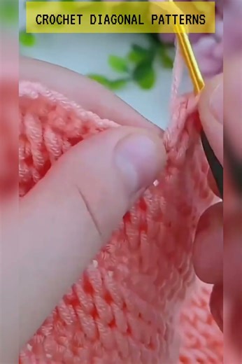 Tricks for Crocheting Diagonal Patterns: One Pull and Instant Pattern! #crochet #crochettutorial