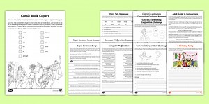 Years 3 and 4 Home Learning: Conjunctions Worksheets