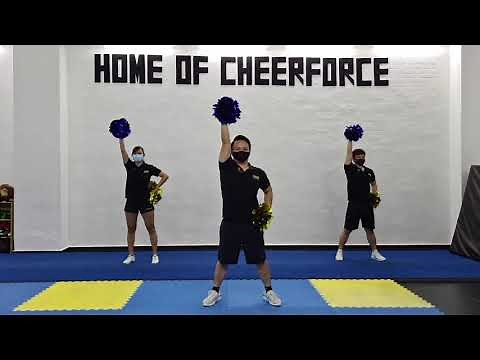 SHOW US YOUR CHEER DANCE MOVES! Simple Cheer Dance routine you can do at home!