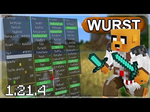 DOWNLOAD: WURST Hacked Client - 1.21.4 - Minecraft Java Edition
