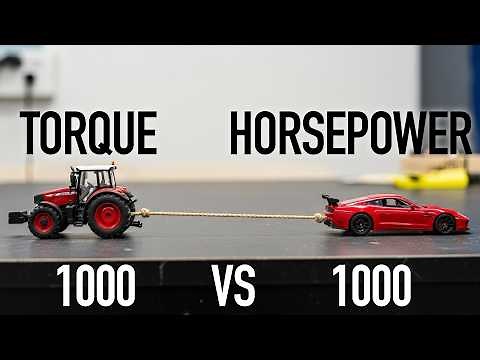 HORSEPOWER VS TORQUE SIMPLEST EXPLANATION