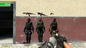 CS:S content from gmodcontent addon - Garry's Mod