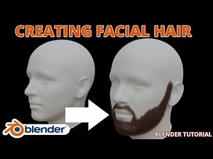 Creating Facial Hair With the Blender || Particle System