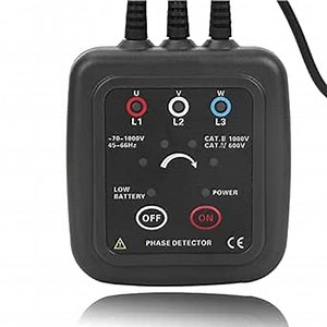 Wisoqu Phase Rotation Monitor Magnetic Base Phase Meter Phase Sequence Meter AC 70-1000V: Amazon.com: Tools & Home Improvement