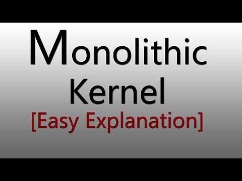 Monolithic Kernel (Explanation)