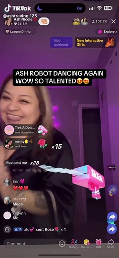 Ash Trevino's Talented Robot Dance Performance