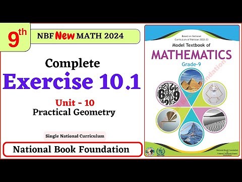 Class 9 Maths Chapter 10 Exercise 10.1 New Book| National Book Foundation Class 9 Maths |MathPhysics