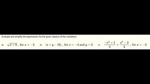 Simplify Absolute Value Expressions