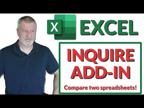 Excel INQUIRE Add-in