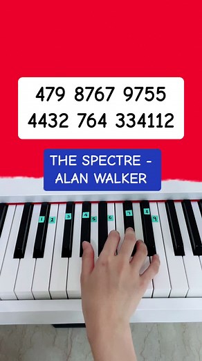 Learn 'The Spectre' by Alan Walker on Piano