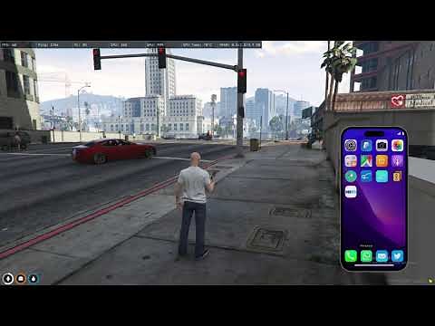 [QBCore/ESX] IPhone 14 in FiveM | Dynamic Island | FiveM Phone