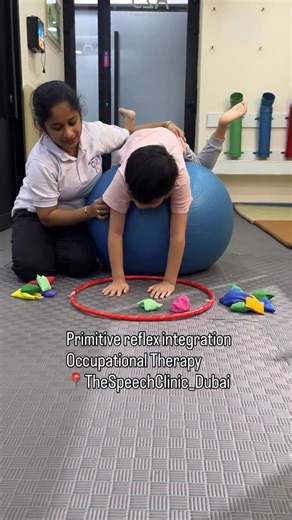 Fun but targeted primitive reflex integration exercises #thespeechclinicdubai#occupationaltherapy#primitivereflexes#primitivereflexintegration#sensoryintegration#sensoryissues | The Speech Clinic Dubai