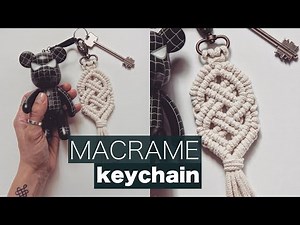DIY Macrame Keychain Celtic Knot
