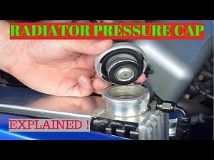 Radiator pressure cap working explained
