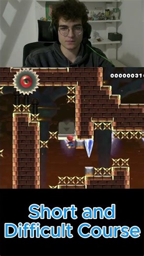 Note Block Clip | Short and Difficult Course, part 130!! #shorts