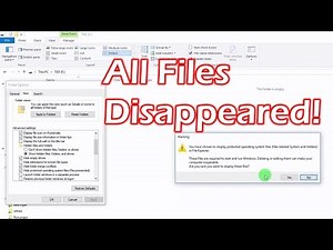Files Missing from USB Drive (Flash Disk) – How to fix it in Windows 10