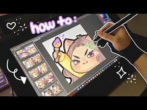 🌿 how to make an emote panel | CLIP STUDIO PAINT