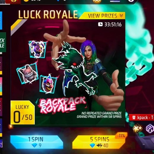 CRAZY 🤯 NEW BACKPACK 🎒 #funey #shorts #trending #viral #shortsfeed #freefiremaxshorts