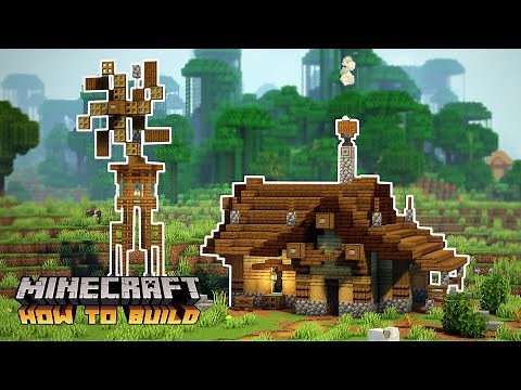 Minecraft How to Build Medieval Farmhouse