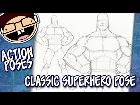 How to Draw the CLASSIC SUPERHERO POSE | Narrated Easy Step-by-Step Tutorial