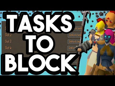 Slayer Tasks To Block In Old School Runescape