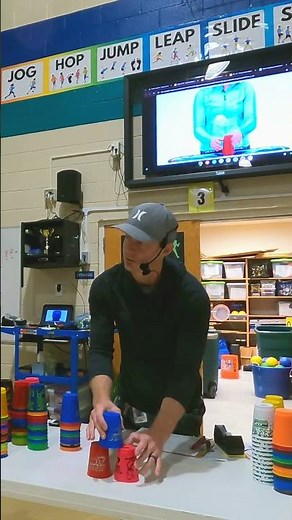 Cup Stacking Tips in PE Class | Learning the 3 Stack | #physed #peteacher #elempe