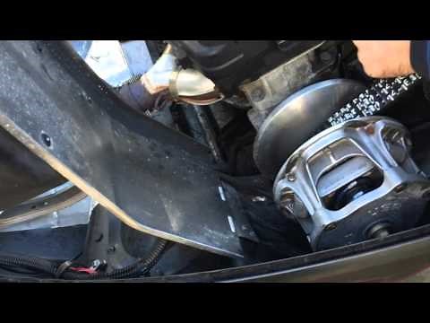 Snowmobile Maintenance Polaris RMK 550