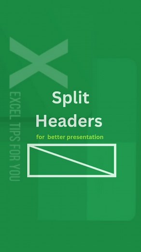 How to split header in excel #excelshortcut #excelfunctions #exceltipsandtricks #exceltipsforyou #exceltips #exceltips #fyp #excel #foryourpage