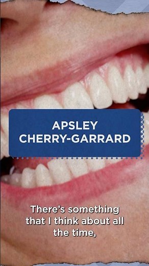 The Story of Cherry-Garrard and His Shattering Teeth #weird #history