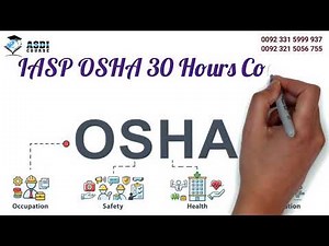 IASP OSHA General Industry Course || Osha 30 Hours Construction Safety Course || Registration OPEN