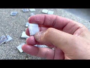 How to replace broken pool tiles