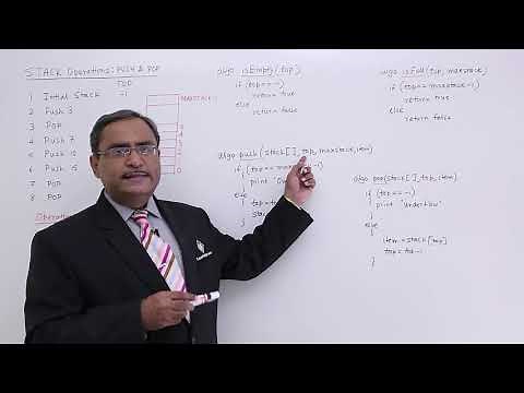 Stack Operations - PUSH & POP